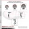 Service Caster 6 Inch Poly on Aluminum Caster Set with Ball Bearings 2 Brakes 2 Rigid SCC SCC-20S620-PAB-TLB-2-R-2 - alternate 7